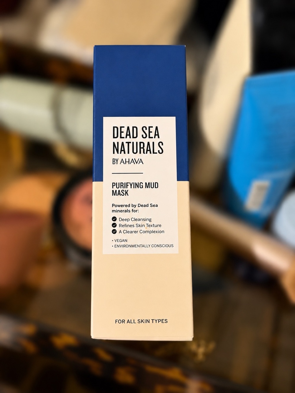 AHAVA Dead Sea Naturals Purifying Mud Mask - 3.4 oz. - NEW IN BOX
